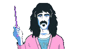 80S Valley Sticker by Frank Zappa
