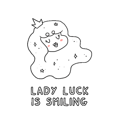 DungeonDelves smile space hair stars Sticker