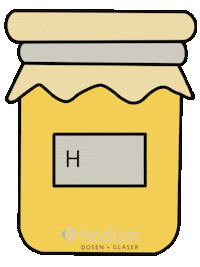 Honey Jar Sticker by hodum_gmbh