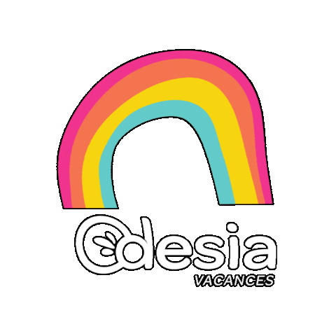 Logo Rainbow Sticker by Odesia Vacances