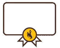 Cowboys Pokes Sticker by University of Wyoming