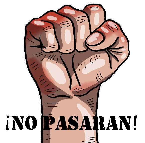 No Pasaran Sticker