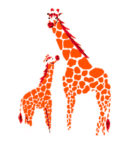 Giraffe Momlove Sticker by Munchkin