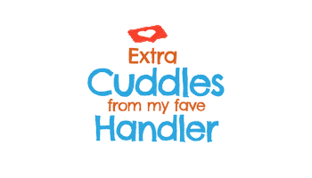tailwagginae cuddle tw tailwaggin dog cuddles Sticker