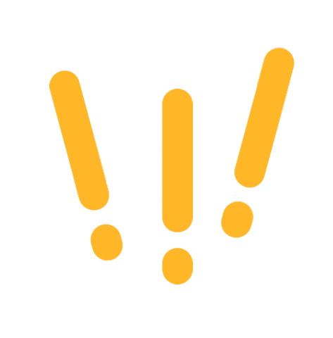 cleanbar orange local warning announcement Sticker