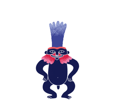 Chapeau Bes Sticker by Mirjam Debets