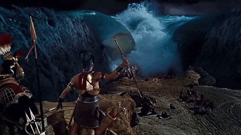 mikechisley water moses pharaoh red sea GIF