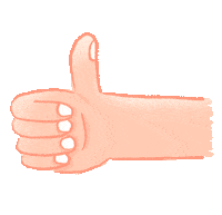 hand thumb Sticker by katko