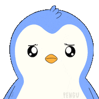 Penguin Think Sticker by Pudgy Penguins