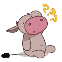 Confuse Farm Animal Sticker by Afternoon films