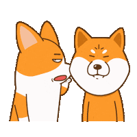 Corgi Shiba Sticker