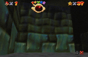Super Mario 64 Falling GIF