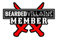 Beard Barba Sticker by BEARDED VILLAINS