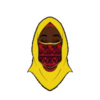 african muslim gif artist Sticker by RS