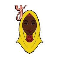 hungry african muslim Sticker