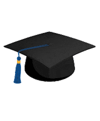 CatawbaCollege grad cap graduation cap tassle college bound Sticker