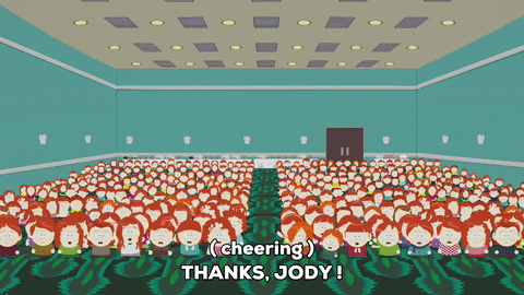 audience cheering GIF by South Park 