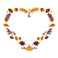 Fall Season Love Sticker by Jessica Lau