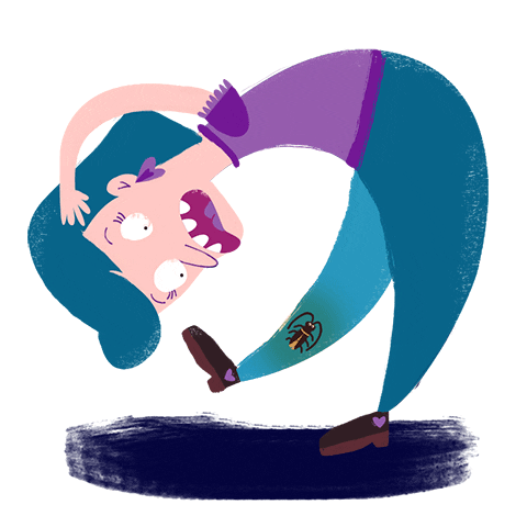 Woman Surprise Sticker