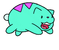 Happy Cat Sticker by whitaswhit