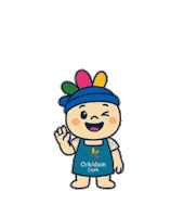merhaba arkadaş orki şirin orkidemçiçek Sticker