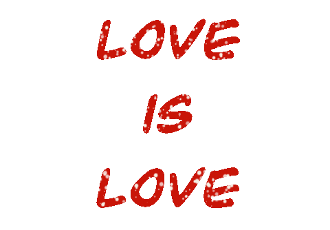 Love Is Love Heart Sticker by TheCoolHeART
