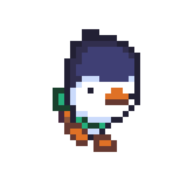 Pixel Penguin Sticker by Apogee Entertainment