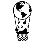 Hot Air Balloon World Sticker by PATCH STRIPS