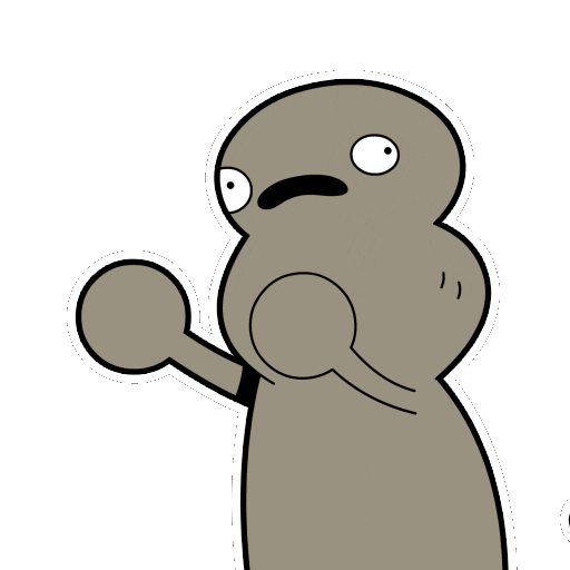 Cartoon Stone Sticker