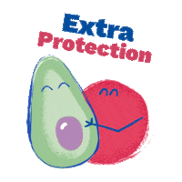 Avocado Sticker by mustelasg