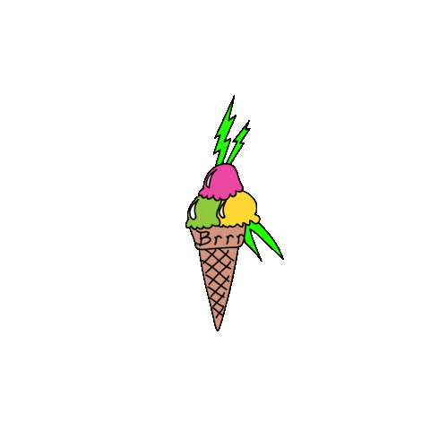ice cream Sticker