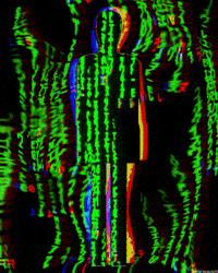 Good Morning Glitch GIF by PEEKASSO