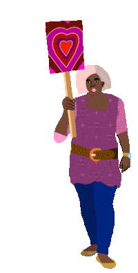 Marching Love Is Love Sticker by Ellis D