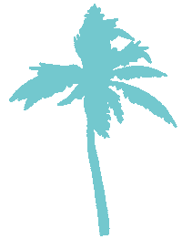 Palm Tree Vacation Sticker by Pixel Park