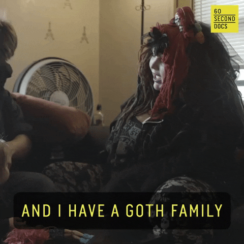 Kids Goth GIF by 60 Second Docs