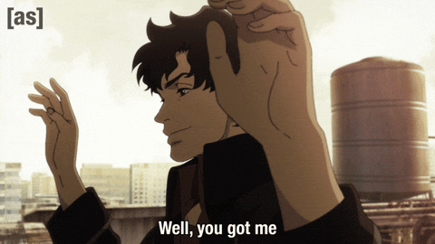 Hands Up Axel GIF by Adult Swim