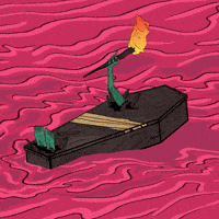 floating thee oh sees GIF