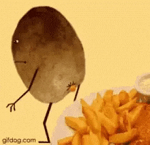 potato chops GIF