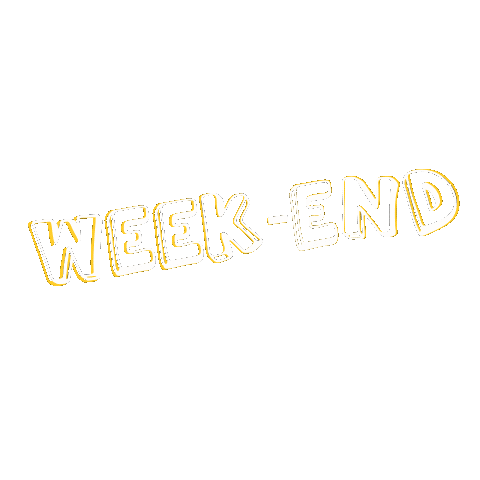 Week-End Sticker by grousseta