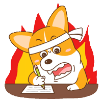 Corgi Sticker
