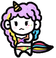 Unicorn Swim Sticker by Playbear520_TW