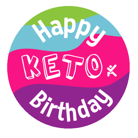 Happy Birthday Sticker by Keto-Mojo