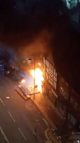 'Severe Blaze' at London Launderette
