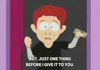 scott tenorman money GIF by South Park 
