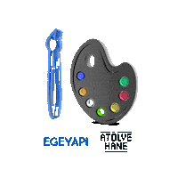 ege-yapi art sanat hane heykel Sticker