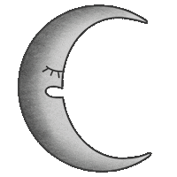 Tired Night Time Sticker