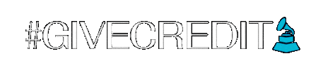Give Credit Sticker by Recording Academy / GRAMMYs