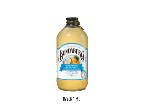 Inverting Bundaberg Pineapple And Coconut Sticker by Bundaberg Brewed Drinks