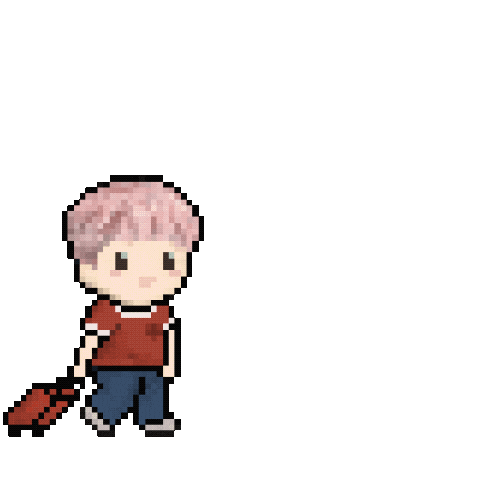 Pixel Travel Sticker