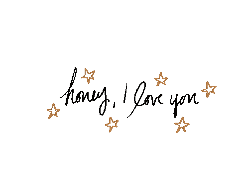 thejunipertreeco love stars i love you honey Sticker